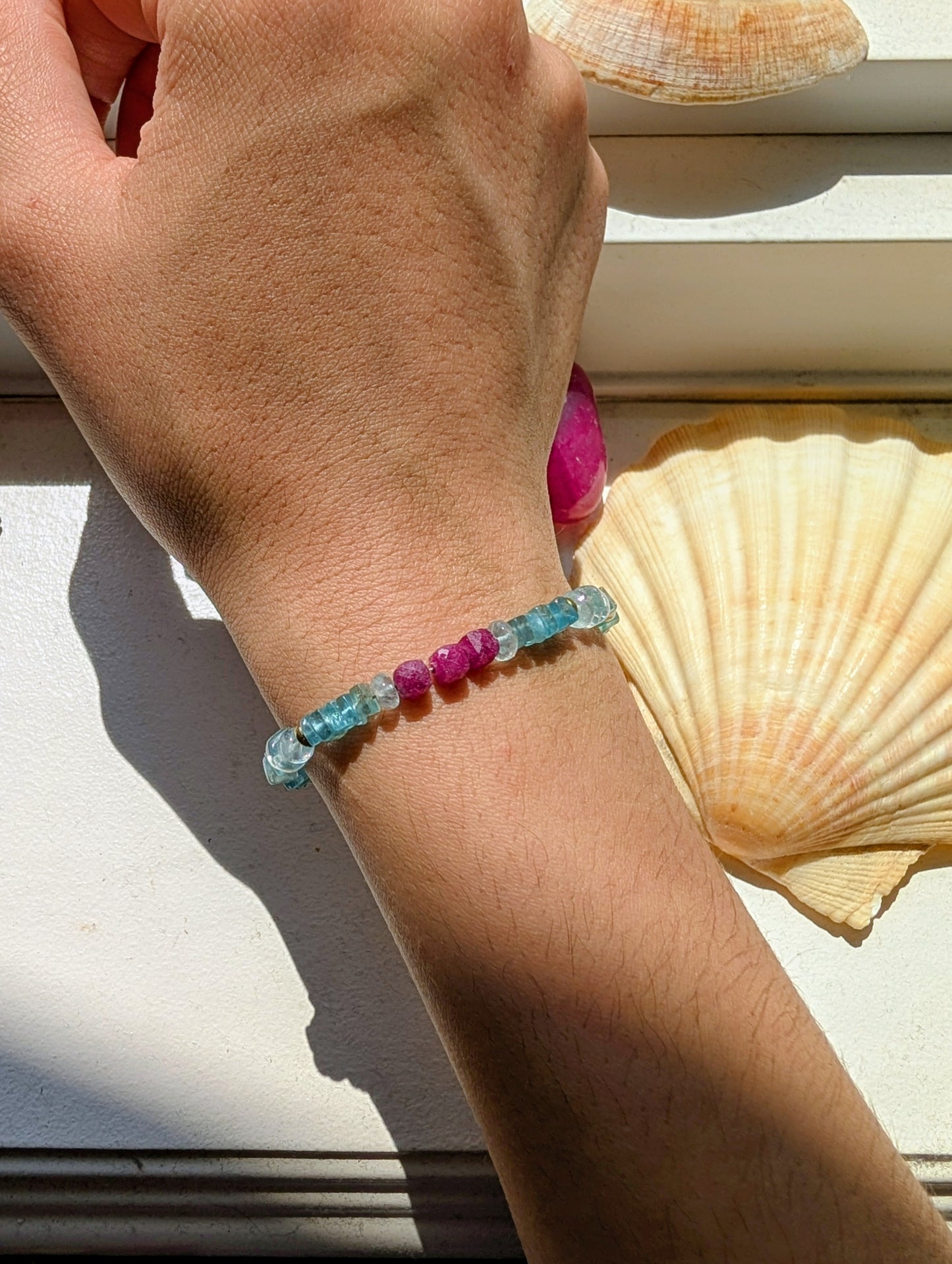 Ruby Tide Bracelet