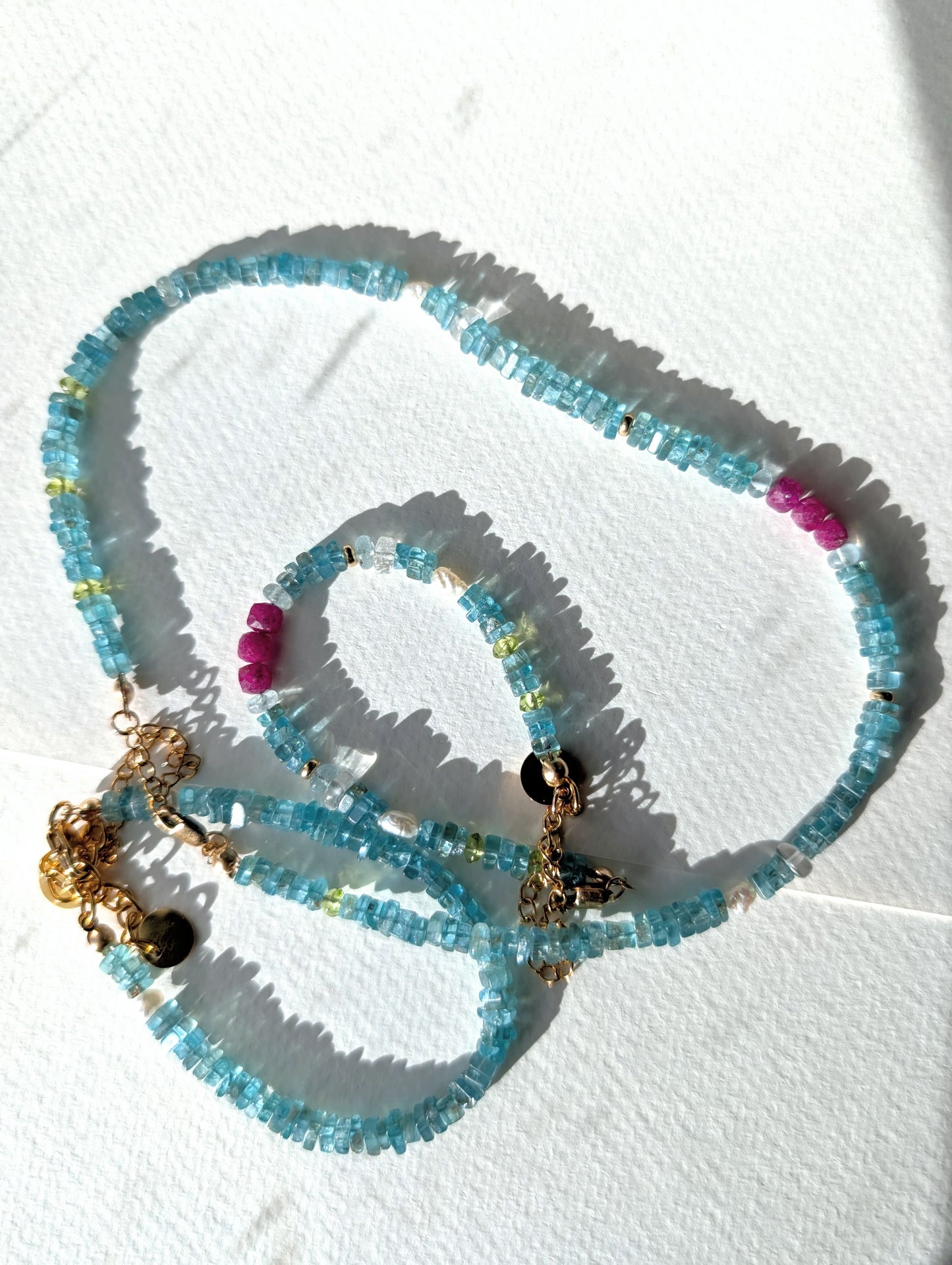 Ruby Tide Choker Necklace