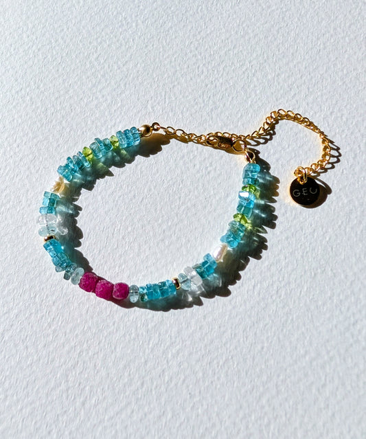 Ruby Tide Bracelet