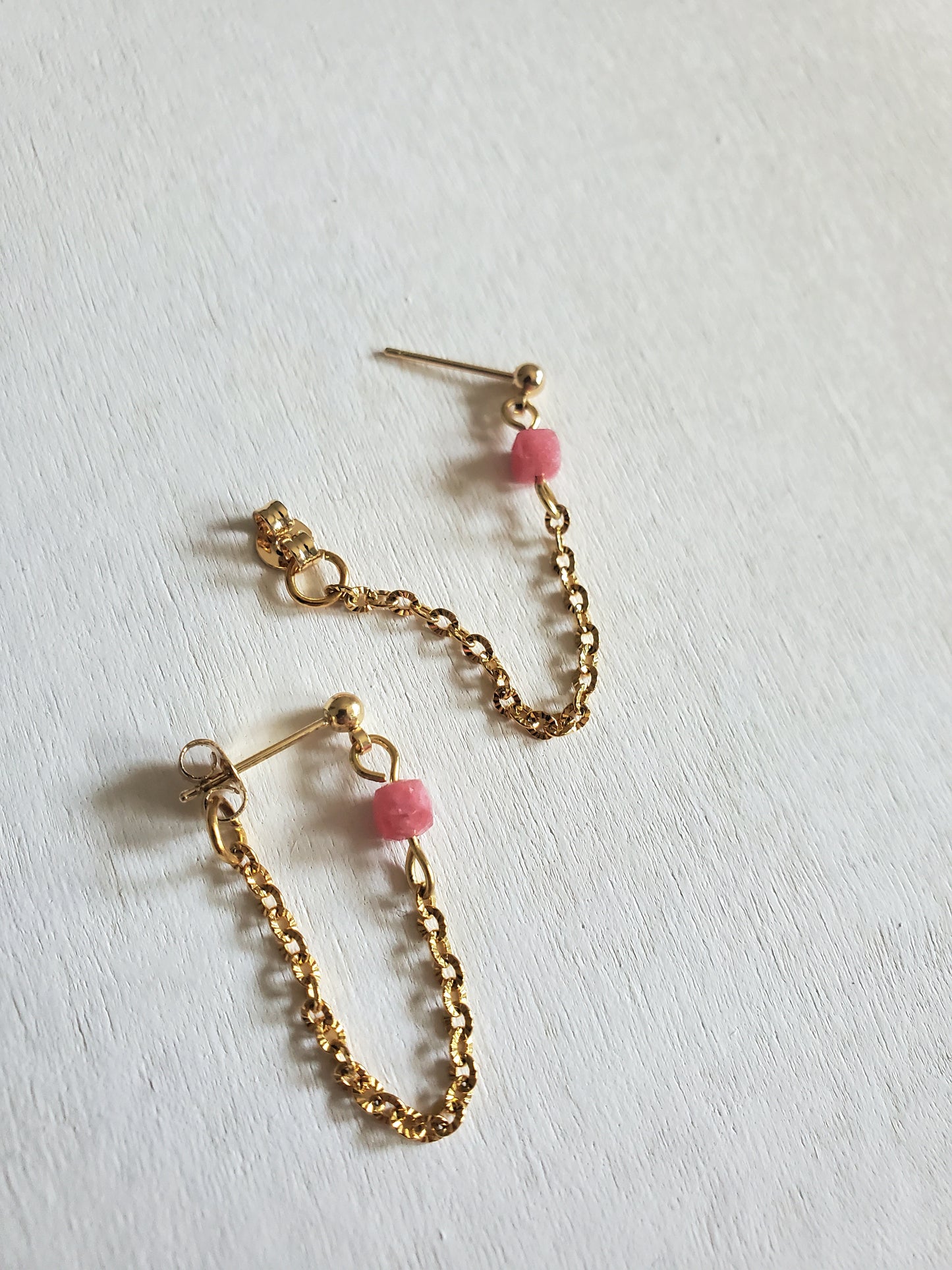 Boucles d'oreilles Baby Rosa