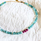 Ruby Tide Choker Necklace